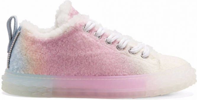 Giuseppe Zanotti Blabber sneakers met colourblocking Roze