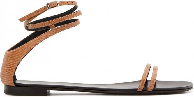 Giuseppe Zanotti Catia sandalen met dun bandje Bruin