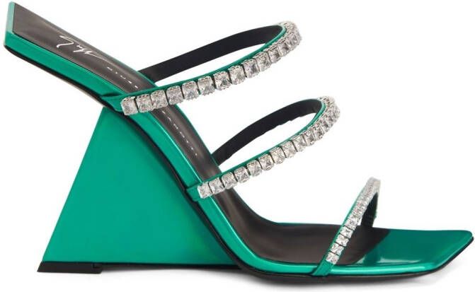 Giuseppe Zanotti Clarence sandalen Groen