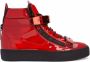 Giuseppe Zanotti Coby high-top sneakers Rood - Thumbnail 1