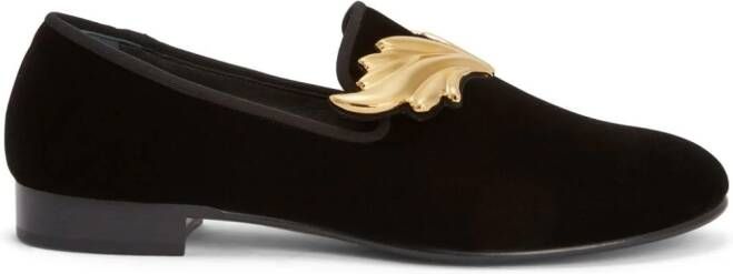 Giuseppe Zanotti Cruel leren loafers Zwart