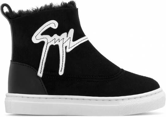 Giuseppe Zanotti Cyril Jr. high-top sneakers Zwart