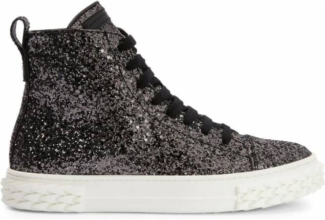 Giuseppe Zanotti Eco-Blabber high-top sneakers Zwart