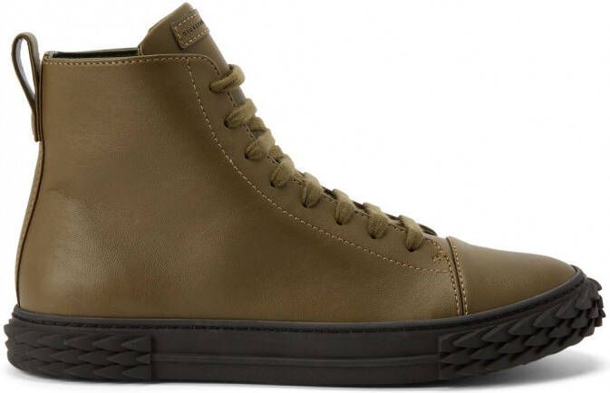 Giuseppe Zanotti Ecoblabber high-top sneakers Groen