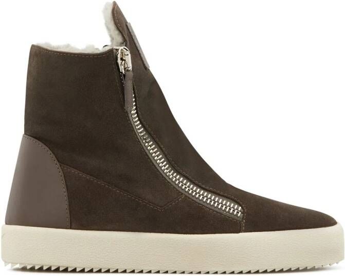 Giuseppe Zanotti Effie high-top sneakers Grijs