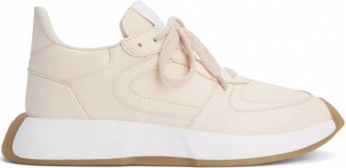 Giuseppe Zanotti Ferox sneakers met kant Roze