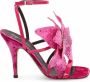 Giuseppe Zanotti Florant fluwelen sandalen Roze - Thumbnail 1