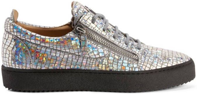 Giuseppe Zanotti Frankie Kaleido low-top sneakers Grijs