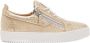 Giuseppe Zanotti Frankie Kaleido sneakers met metallic-effect Beige - Thumbnail 1