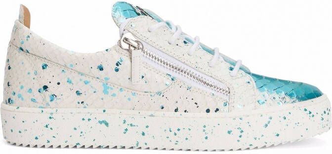 Giuseppe Zanotti Frankie low-top sneakers Blauw