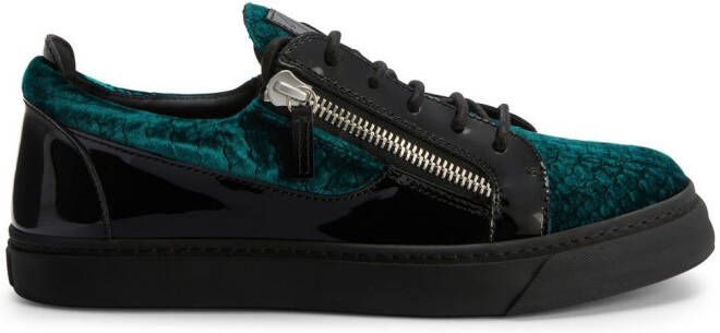 Giuseppe Zanotti Frankie low-top sneakers Groen