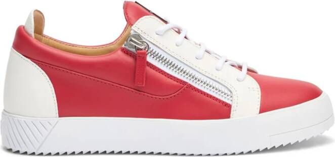 Giuseppe Zanotti Frankie low-top sneakers Rood