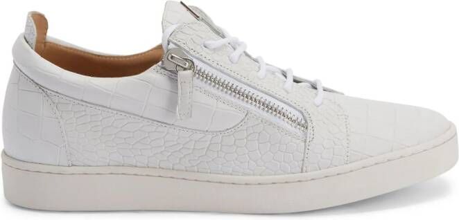 Giuseppe Zanotti Frankie low-top sneakers Wit