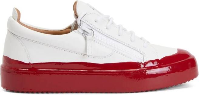 Giuseppe Zanotti Frankie Match low-top sneakers Wit