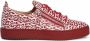 Giuseppe Zanotti Frankie sneakers met monogram Rood - Thumbnail 1