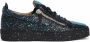 Giuseppe Zanotti Frankie sneakers met slangenhuid-effect Blauw - Thumbnail 1