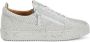 Giuseppe Zanotti Frankie sneakers met slangenleer-effect Wit - Thumbnail 1