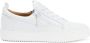 Giuseppe Zanotti Gail leren sneakers Wit - Thumbnail 1