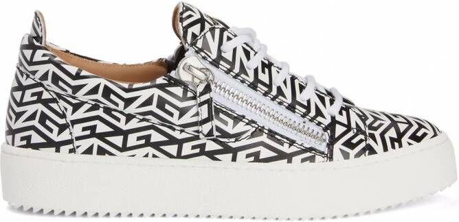 Giuseppe Zanotti Gail low-top sneakers Wit