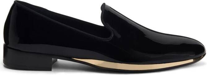 Giuseppe Zanotti GZ Flash leren loafers Zwart