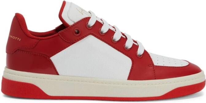 Giuseppe Zanotti GZ94 sneakers met colourblocking Wit