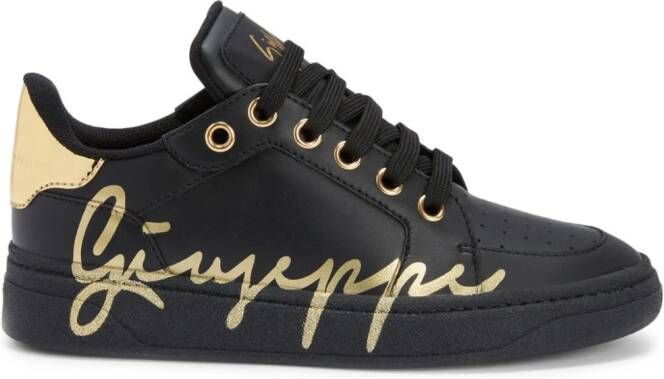 Giuseppe Zanotti GZ94 sneakers met logoprint Zwart