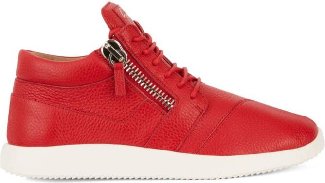 Giuseppe Zanotti Hayden mid-top sneakers Rood