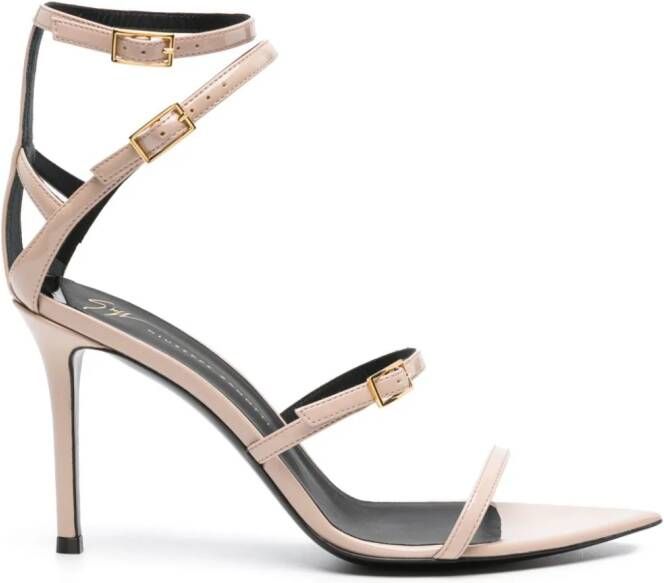 Giuseppe Zanotti Intriigo Abely leren sandalen Roze