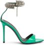 Giuseppe Zanotti Intriigo Bijoux sandalen Groen - Thumbnail 1