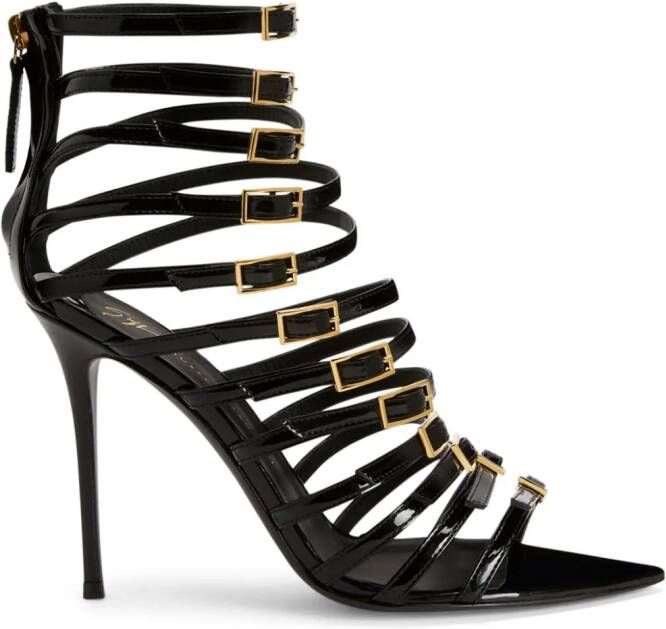 Giuseppe Zanotti Intriigo Punk sandalen met bandjes Zwart