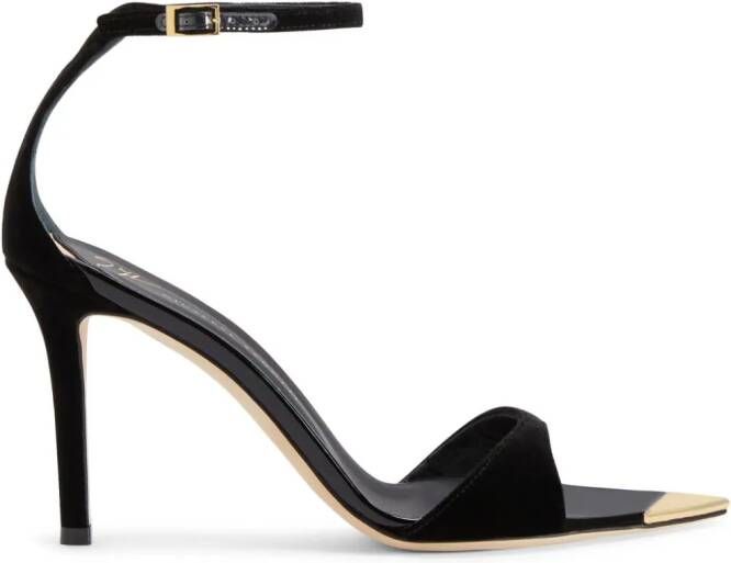 Giuseppe Zanotti Intriigo sandalen met puntige neus Zwart