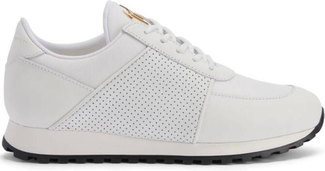 Giuseppe Zanotti Jimi Running leren sneakers Wit