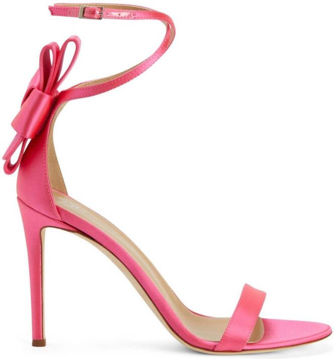 Giuseppe Zanotti Jodene sandalen met strik Roze