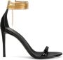 Giuseppe Zanotti Kay leren sandalen Zwart - Thumbnail 1