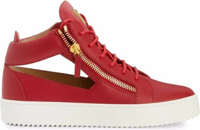 Giuseppe Zanotti Kriss high-top sneakers Rood