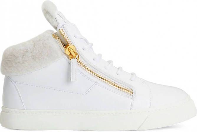 Giuseppe Zanotti Kriss mid-top sneakers Wit