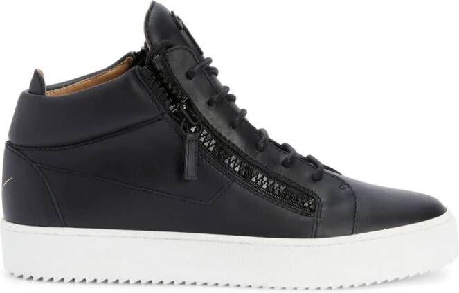 Giuseppe Zanotti Kriss leren sneakers Zwart