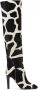 Giuseppe Zanotti Laarzen met giraffe print Zwart - Thumbnail 1