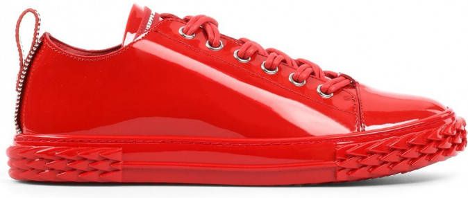 Arthur Conan Doyle Toelating Geduld Giuseppe Zanotti Lakleren sneakers Rood - Schoenen.nl