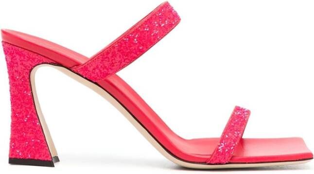 Giuseppe Zanotti Leren sandalen Roze