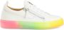 Giuseppe Zanotti Leren sneakers Wit - Thumbnail 1