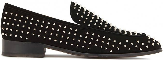 Giuseppe Zanotti Loafers verfraaid met studs Zwart