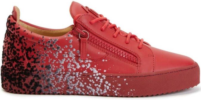 Giuseppe Zanotti Low-top sneakers Rood