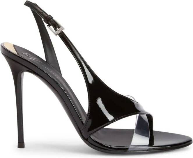 Giuseppe Zanotti Slingback sandalen Zwart