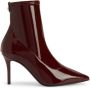 Giuseppe Zanotti Mirea 90mm lakleren enkellaarzen Rood - Thumbnail 1