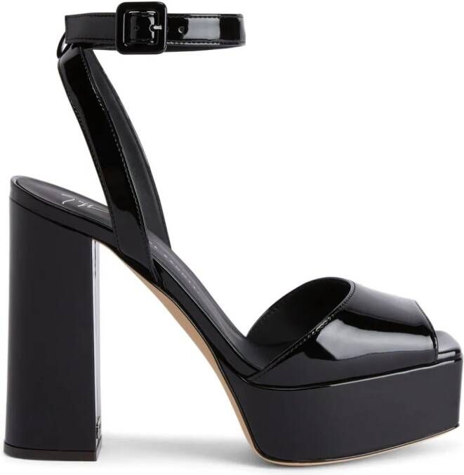 Giuseppe Zanotti New Betty sandalen met open neus Zwart