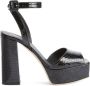 Giuseppe Zanotti New Betty leren sandalen Zwart - Thumbnail 1