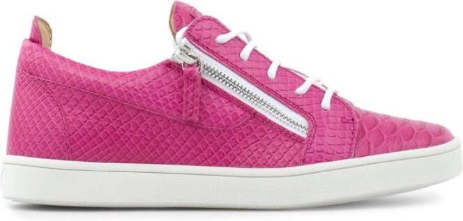 Giuseppe Zanotti Nicki low-top sneakers Roze