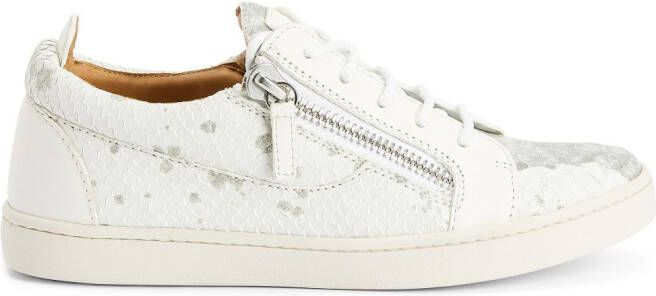 Giuseppe Zanotti Nicki low-top sneakers Wit