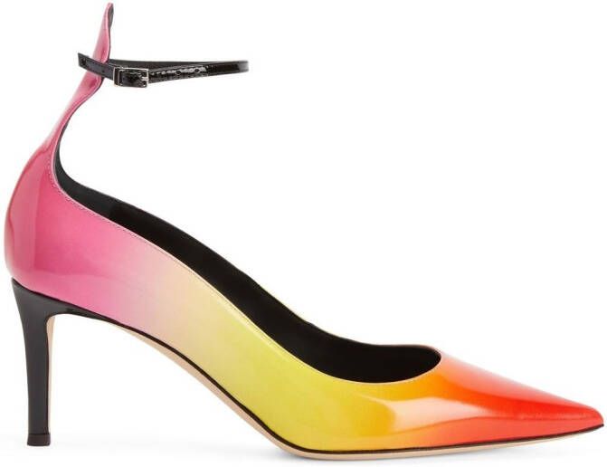 Giuseppe Zanotti Pumps met puntige neus Geel